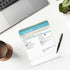 To Do List Notepad, Spiral Bound Undated Daily Planner, 52 Sheets 8.5" X 10.5" Task Planning Pad for Home Office