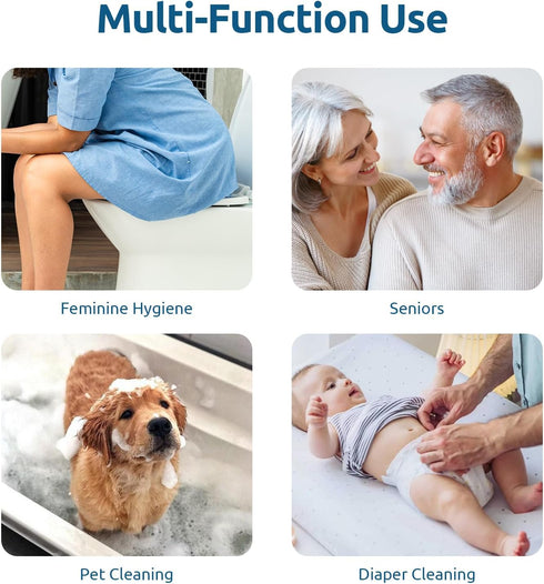 Handheld Bidet Sprayer for Toilet, Muslim Shower Water Jet Spray for Toilet, Bidet Faucet Cloth Diaper Sprayer for Baby