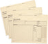 Blue Summit Job Folders, 10 x 12 Inches, Preprinted for Job Tracking, Manila Cardstock, 100 Folders