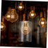 Clear Bubble Glass Lampshade Cylinder Replacement for Floor and Pendant Lights Transparent Decorative Shade with Smooth