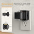 180 0-150LM Dimmable, 2 Pack Briignite Night Light Projector, LED Night Lights Plug into Wall, Rotating Night Light