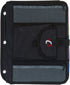 Case It Black 5-Tab Binder Accessory, 6 Pocket Expanding File, Fits Standard 3 Ring Letter Size Binder