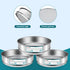 304 Stainless Steel Mesh Lab Sieve, 500 Mesh (0.03mm) Aperture, 7.9Inch Diameter for Industrial Laboratory Use