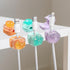 Frayot (3Pack-Star) Cable Clips for Nightstand,Cord Holder Organizer with DIY Surface Design