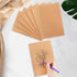 Nicunom 30 Pack A5 Kraft Notebooks, Bulk Blank Journals for Kids, 60 Pages, 8.3x5.5 inch Travel Journal Unlined