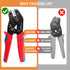Amliber 24-14 Wire Crimping Tool with Ratchet, Ratchet Wire Crimper Tool for Open Barrel Terminal Connectors