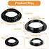Elegaperma 8 E27 E26 1-3/8" 1-1/2" (36mm, 41mm) Pcs Socket Rings for Lamps, Socket Ring for Lamps, & Light Socket Shade