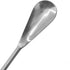 EISCO 6PK Lab Spatula Spoon, 9" - Polished Stainless Steel, One 0.35" Flat End, One 0.75" Scoop End
