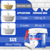35oz Countertop 50-60 Tub and Tile Refinishing Kit - Semi-Gloss White Tile Paint with Tools for Bathtub Sink