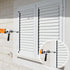 Zhengmy 48 Set 3 Inch 304 Shutter Fasteners Shutter Pins Screws and Caps Bulk Metal Stainless Steel Screws with Vinyl