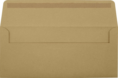 LUXPaper #10 Business Window Envelopes | 4 1/8" x 9 1/2" | Grocery Bag Brown | 70lb. Text | 50 Qty by LUXPaper