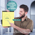 Legal Pads 8.5 x 11, 3 Pack Yellow Note Pads, Wide Ruled Notepads, 30 Sheets Per Notepad for School Office