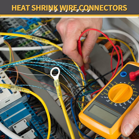 540PCS Marine Grade Heat Shrink Wire Connectors - Sopoby Electrical Connectors Kit, Waterproof Crimp