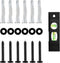 MOUNTUP Lag Bolt Kit for TV Wall Mount, M8×65mm Lag Bolt & Washer for Wood Stud, Plastic Anchors for Concrete Wall