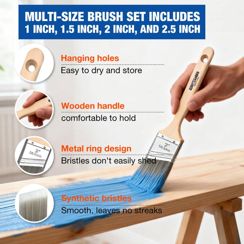 28 Set, 9" 4" Pcs Paint Tray Paint Brush for Wall, Paint Tray, & Paint Roller Covers with Roller Frame, Stainless Steel