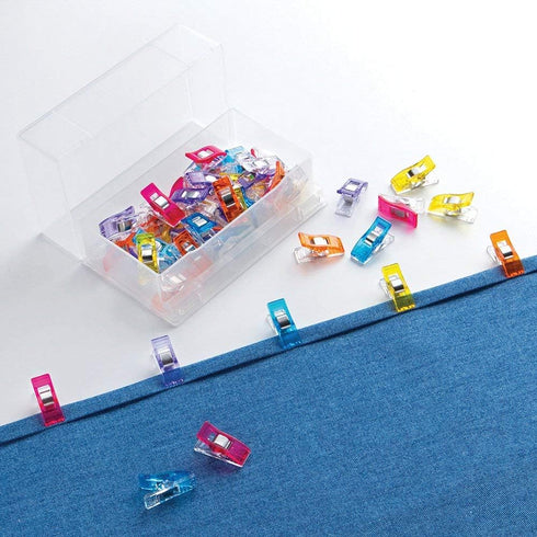 Clover 10-Piece Wonder Clips, Classic, Colors May Vary