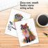 The Best Card Company - 10 Unique Blank Watercolor Animal Note Card Box Set, 4 x 5 Inch, Kids Greeting Cards