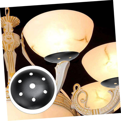 4Pcs MAGICLULU Ceiling Cover Plate Lamp Chassis for Chandelier and Desk Light Easy to Install Smooth Polished Surface