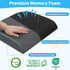 TranquilRelax Tailbone Large Seat Cushion, Memory Foam Cushion for Long Sitting Hours on Office Chair, Car Seat