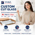 3/16 2-Day YANA Custom Cut to Size Round Glass | Tempered & Annealed | Thick | Table Top, Glass Shelves, Cabinet Door