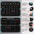 Magnetic Acrylic Monthly and Weekly Calendar for Fridge Black Dry Erase Acrylic Refrigerator Calendar Planning Board Includes 6 Colorful Markers for Acrylic Calendar, Pen Holder, Towel, Hook by B BEAUTYBABY