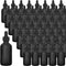 48 Pack 1oz Frosted Black Glass Dropper Bottles, Eye Dropper Bottles for Essential Oils, Perfumes