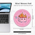 Funny Mouse Pad for Desk, Cute Office Decor for Women, Dumpster on Fire Small Mousepad with Non-Slip Rubber Base