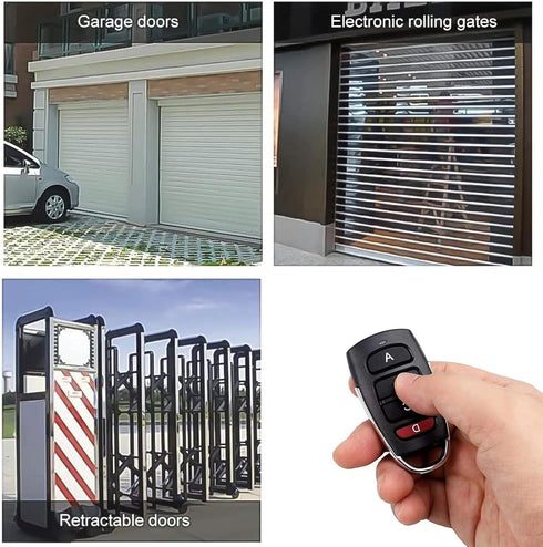 Bkiyougo 433.92 (4 Universal Duplicator Garage Door Remote, MHz for Gate & Electric Gates - Cloning Remote Control