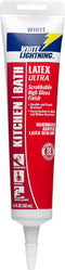 White Lightning W21000005 Latex Ultra Kitchen and Bath Premium High Gloss Sealant, White, 5.5 fl. oz. by White Lightning