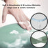 Tophacker Seat Cushion Office Car Seat Cushion, Memory Foam Cushion for Office Chair, Car Seat, Non-Slip Chair Pad