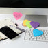 Mr. Pen Heart Sticky Notes, 12 Pads, 60 Sheets/Pad, Cute Heart Shaped Note Pads for Office Supplies