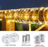 SFNDOU 2 Pack 66ft 200LED 8 Battery Powered String Lights Waterproof with Remote Total Timer Modes Battery Operated