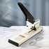 M&G Heavy Duty Stapler, 1000 Staples, 100 Sheet High Capacity, Large Metal Office Stapler - Black & White