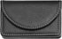 Leather Business Card Holder Wallet for Men or Women, Pocket Name Card Case with Magnetic Shut, Holds 25 Cards (Black)