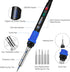 90W LED Digital Soldering Iron Kit with Smart Temperature Control, Auto Sleep, Temp Calibration, 110V, Accurate