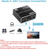 NEWCARE 4K@60Hz SPDIF+3.5mm HDMI ARC to Optical Audio Adapter, H DMI Audio Splitter Converter, HDMI to Optical Toslink