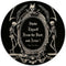 The Undead Arise Gothic Art Waterproof Small Round Mouse Pad 7.9 Inch, Non-Slip Rubber Base for Spooky Home Office