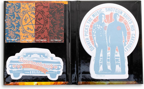 Supernatural Sticky Note and Sticky Tab Box Set | Notepad Stationery Paper for Organization and Note-Taking | School and Office Supplies by Silver Buffalo