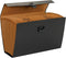 Smead A-Z and Subject Expanding File Box, 19 Pockets, Legal Size, Black, Latch Closure