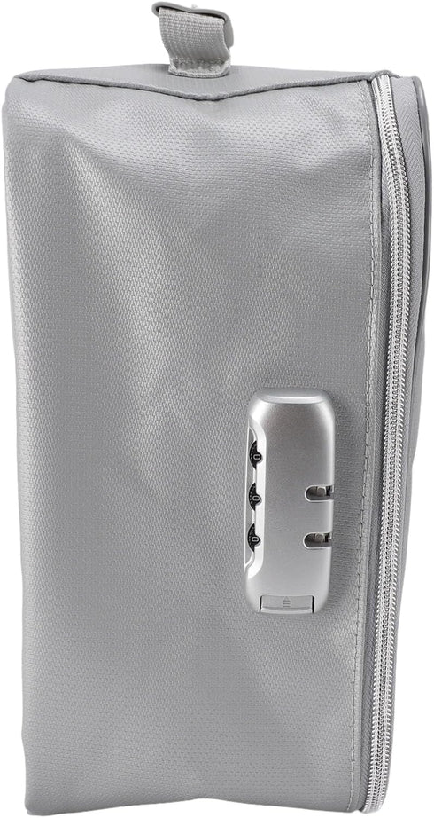 Fireproof File Storage Box, Portable Document Box with Side Handles, Easy to Assemble, Heat Insulated Zipper