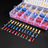 Nilight 1500pcs Mixed Quick Disconnect Crimp Connector Kit - Butt Splice Ring Fork Spade for Automotive Wiring