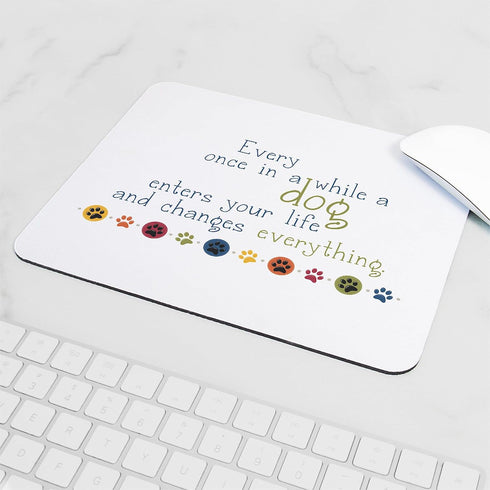 CafePress 9.25"x7.75" Changes Everything Non-Slip Gaming Mousepad