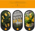 SNOMYRS 13Ft 20 LED Solar Pineapple String Lights, Warm White Fairy Lights with 8 Lighting Modes for Garden Yard Patio