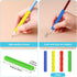 jiexiato Set Sensory Pencil Grips for Kids and Adults, Silicone Pencil Sleeve Educational Tools for Autism & ADHD
