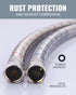 ALEASHA 20 Inch Stainless Steel Faucet Supply Lines, 3/8" x 3/8" FIP Connector, 2Pcs