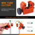 5Pcs Copper Pipe Cleaner Tube Reamer Cutter Set with 4 In 1 Brush, Reamer, Sanding Sponges, Tubing Cutter