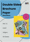 PPD Double Sided Photo Paper, Glossy Brochure Paper 8.5 x 11 for Inkjet Printer, 50 Sheets