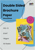 PPD Double Sided Photo Paper, Glossy Brochure Paper 8.5 x 11 for Inkjet Printer, 50 Sheets