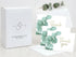 STELA & VINE (48 Pack) 300gsm 4x6 Eucalyptus Thank You Cards with Envelopes - Thick Matte Cardstock - Gold Foil