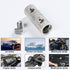 4 Gauge Wire Connectors, Nickel Plated Brass Splice Connectors, 4 Gauge Battery Cable Connector, 4 Packs
